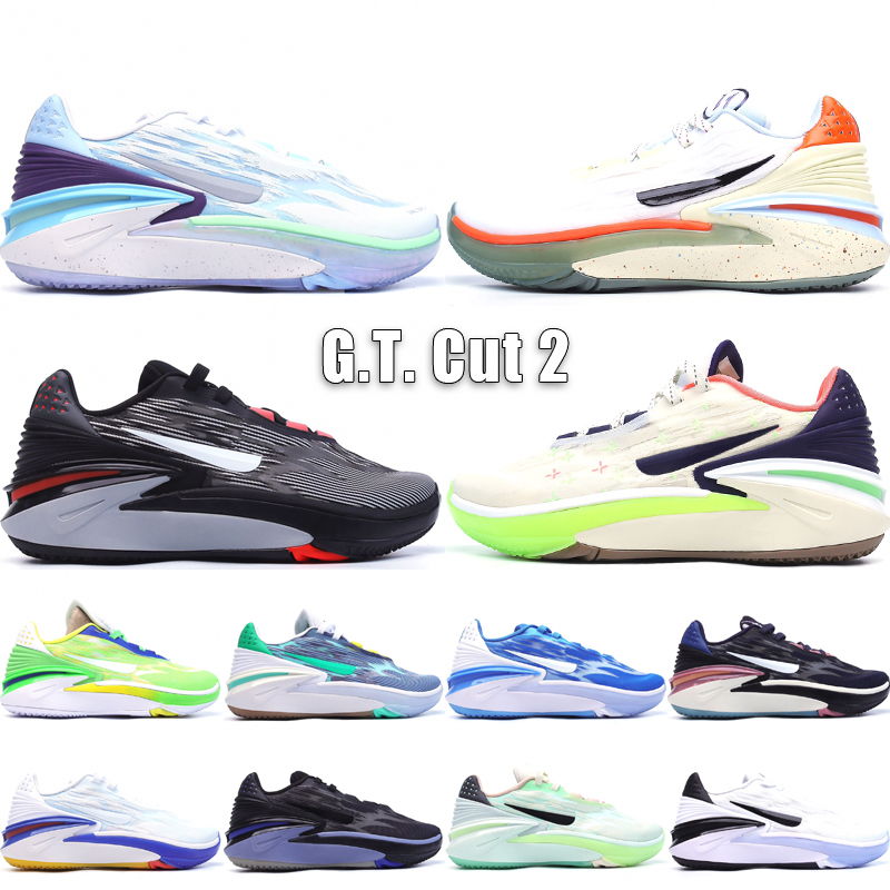 

Top GT Cut 2 Basketball Shoes For Men Trainers G.T. Designer Dare To Fly Barely Green Summit White Ice Blue Outdoor Sneakers Size 40-46, Bubble wrap packaging