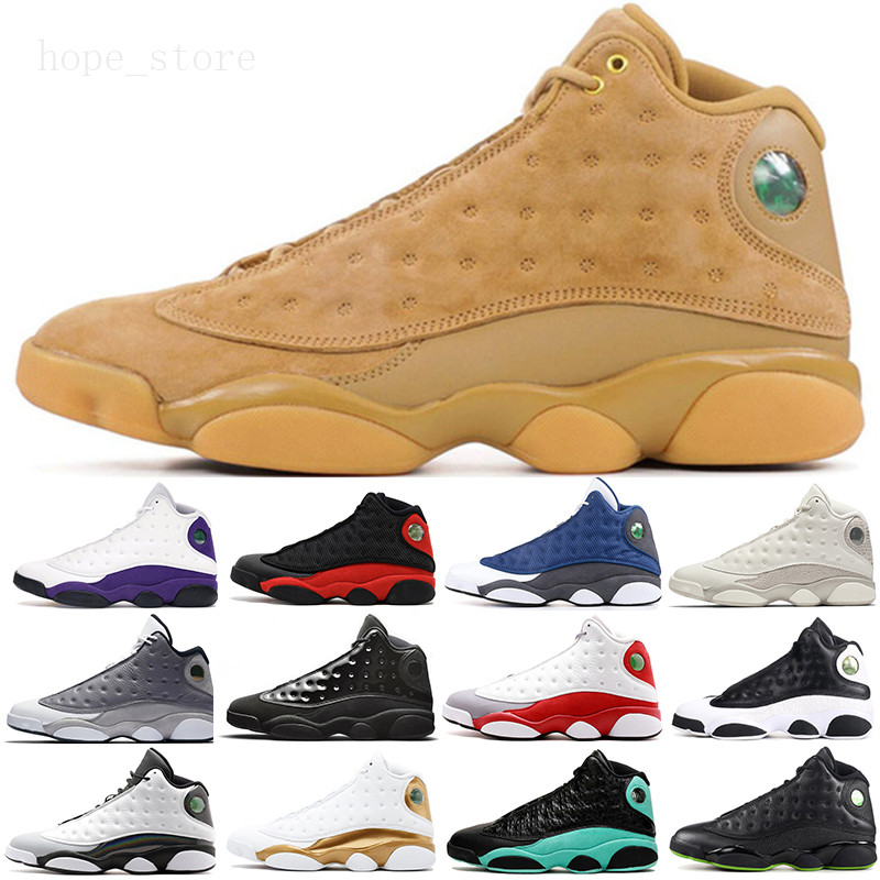 

13s 13 Basketball Shoes Black Cat Hyper Royal Olive Wheat Bordeaux Dmp Chicago History of Flight Men Women J13 Retro Sneakers A2