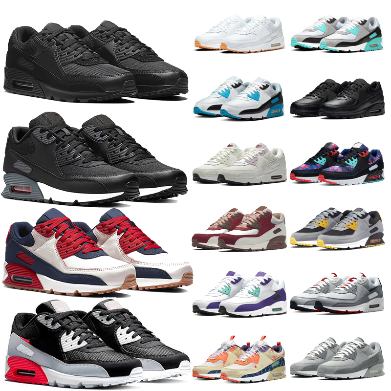 

90 90s max Mens Running shoes OG designer maxs Bred AM Total Be True Camo Green Grape Infrared London men trainers Sneakers, #35 bright orange 40-45