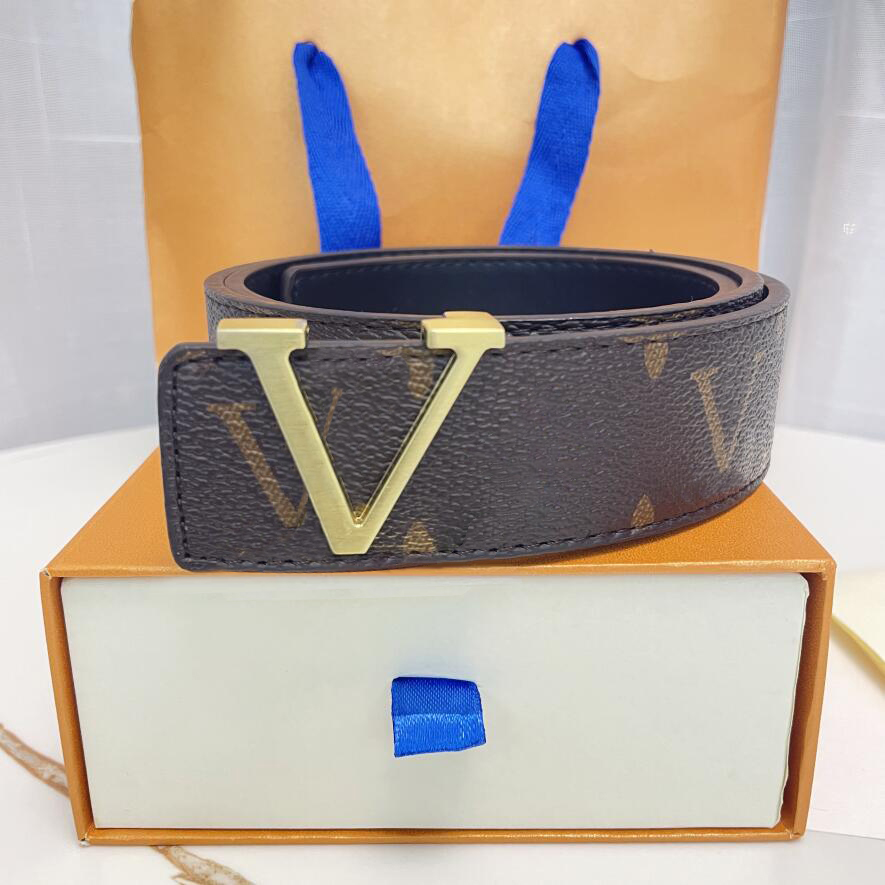 2023 Fashion buckle genuine leather belt Width 4cm 20 Styles Highly Quality with Box designer men women mens belts 5AAAAA 01