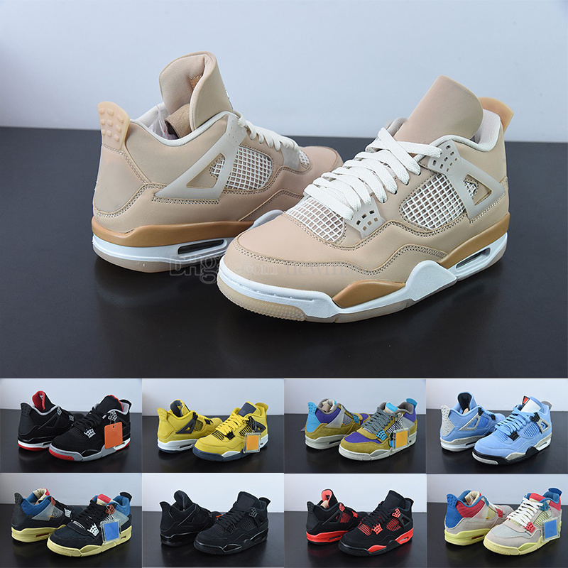 

Basketball Shoes Jumpman 4 4s Men Women og jump University Blue White Oreo Metallic Purple Black Cat Bred Shimmer Cactus Jack Sneakers Trainers