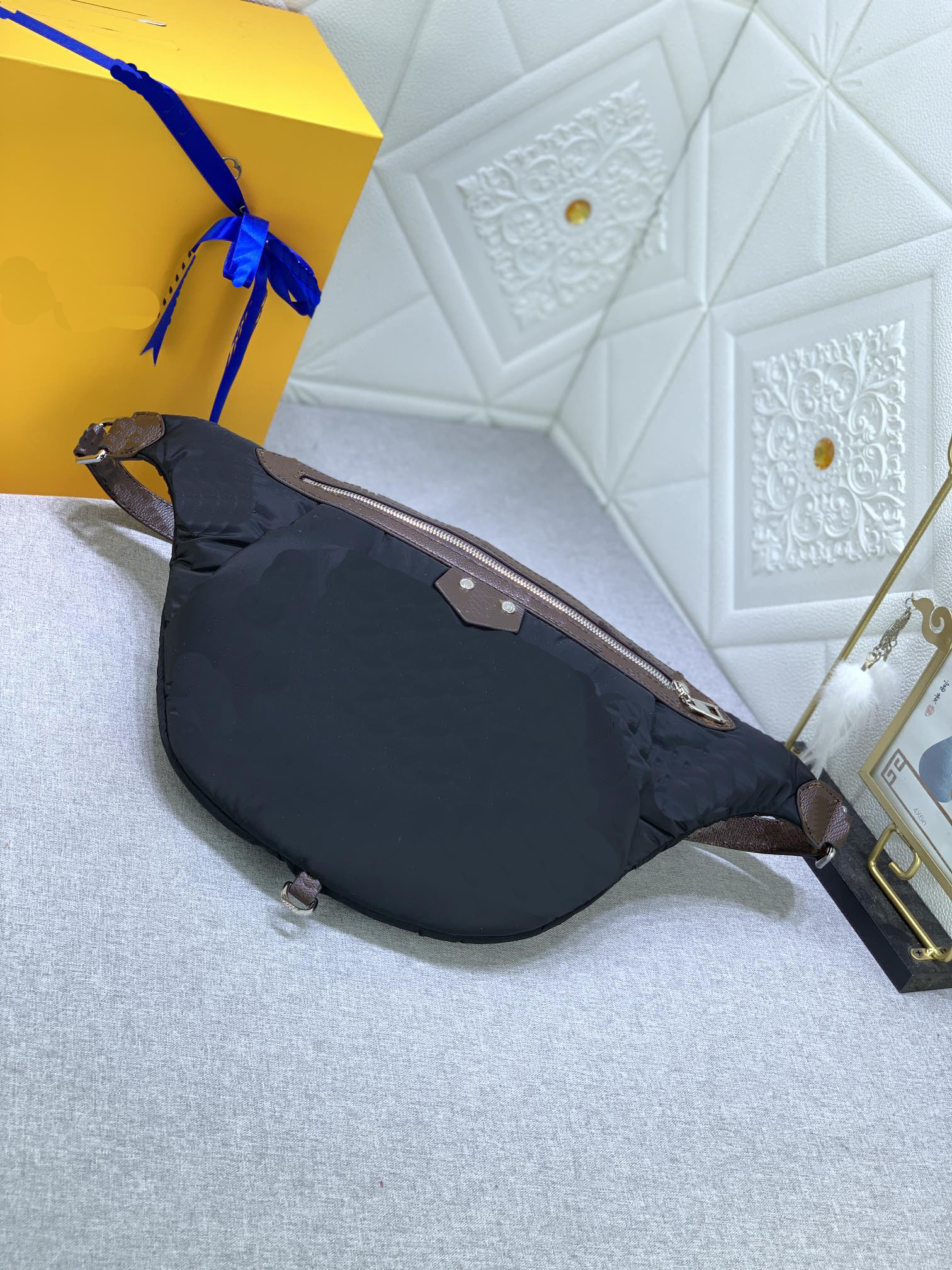 

Luxury Designers Waist Bags Cross Body Handbag Famous Bumbag Fashion Shoulder Bag white Bum Fanny Pack Mm20971, Black