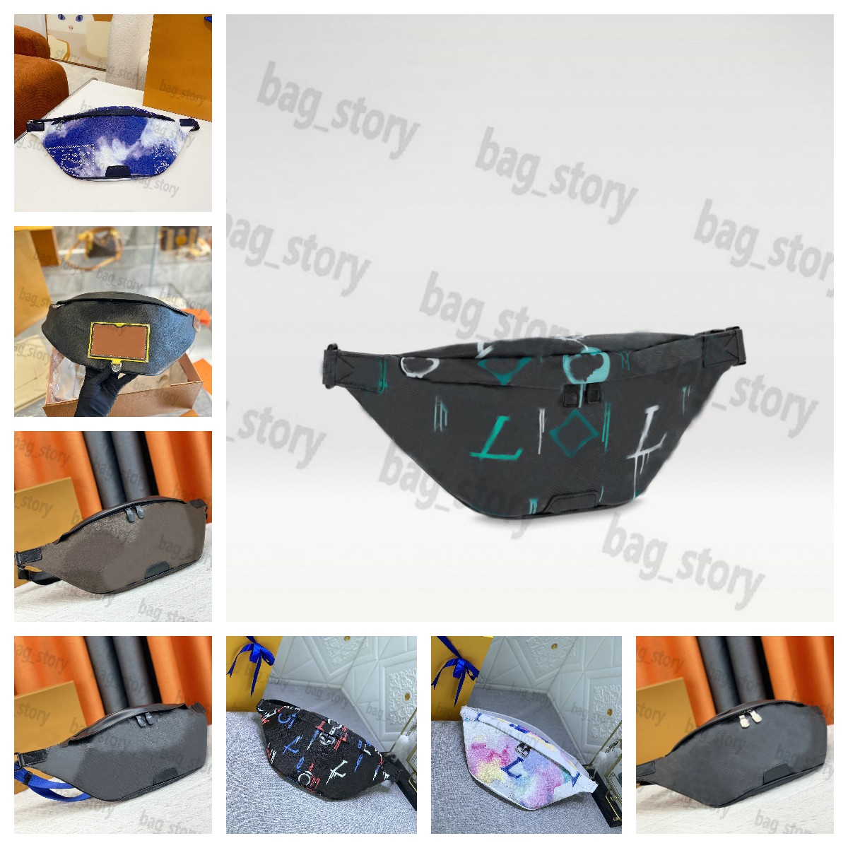 

Cruise 23 Designer Bag DISCOVERY Bumbag For Men Outdoor Waist Bags Graffiti Spray-paint Street Fashion Crossbody Hobo Card Holder Wallet Purse M31397 M20587