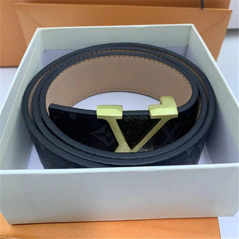 

Fashion Designer Mens Womens Belt Luxury Silver Gold Buckle Leather Waistband Casual ladies Girdle Cintura belts LVS Louisseity Viutonity VUTTONS GGs, High quality belt+gift box