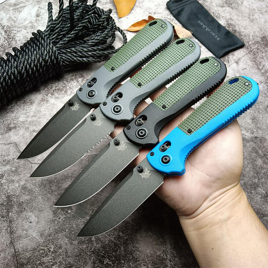 

Benchmade Redoubt 430 AXIS Folding Knife 3.55" CPM-D2 Graphite Blade Nylon Fiber Handles Pocket Tactical Knives Outdoor Camping Hunting 430BK 430SBK EDC TOOLs