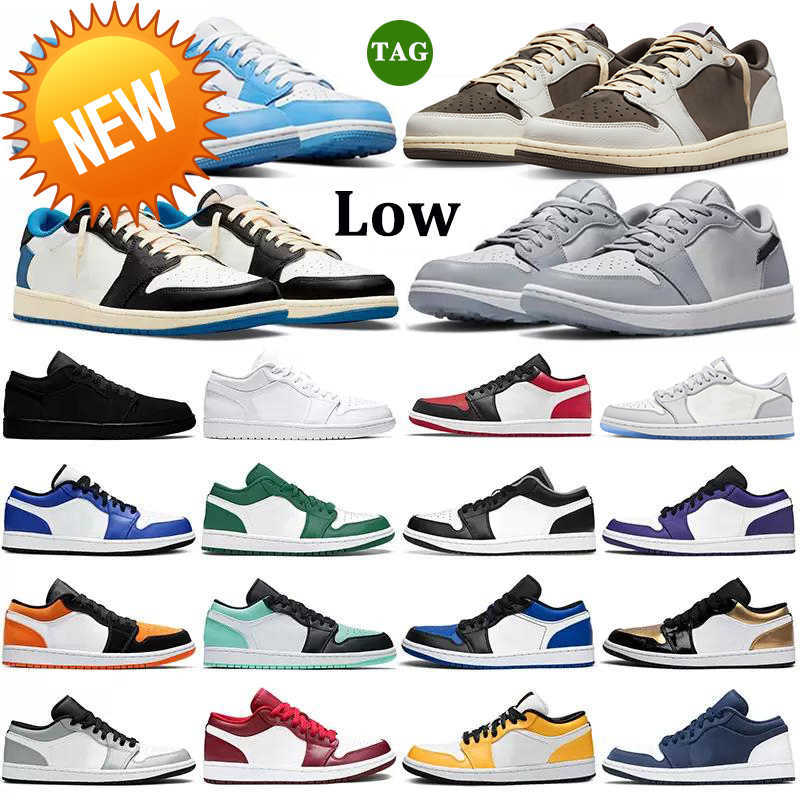 

2023 basketball shoes trainers Sports Sneakers jumpmans 1 1s lows travis scotts Mens Classic Outdoor Top cool grey Reverse Mocha Shadow Bred Toe, 22