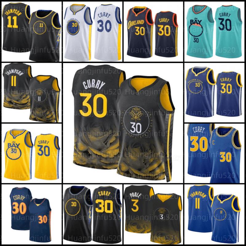 

30 Curry Basketball Stephen Jersey Klay 11 Thompson Wiseman anniversary Jerseys 11 33 new Wiggins, Men jersey