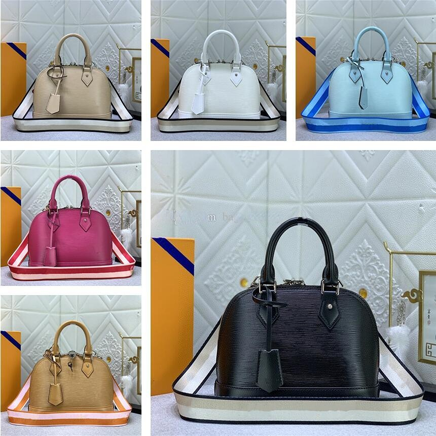 

High Quality Retro Totes Designer Handbags Cowhide Black Emboss Women Luxury Purses Female Shoulder Crossbody Bags Large Shopping Bag 2380, White