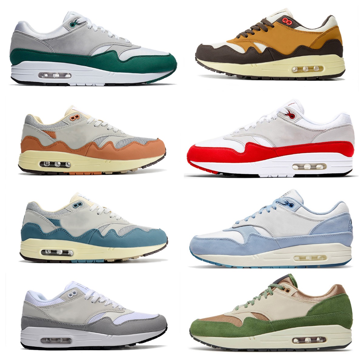 

Max 1 OG Mens Running Shoes Max1 Women Mens Trainers La Ville Lumiere Concepts Heavy 1s Patta Waves Noise Aqua Monarch University Blue NH Treeline MX Canvas 87 Sneakers, Bubble package bag