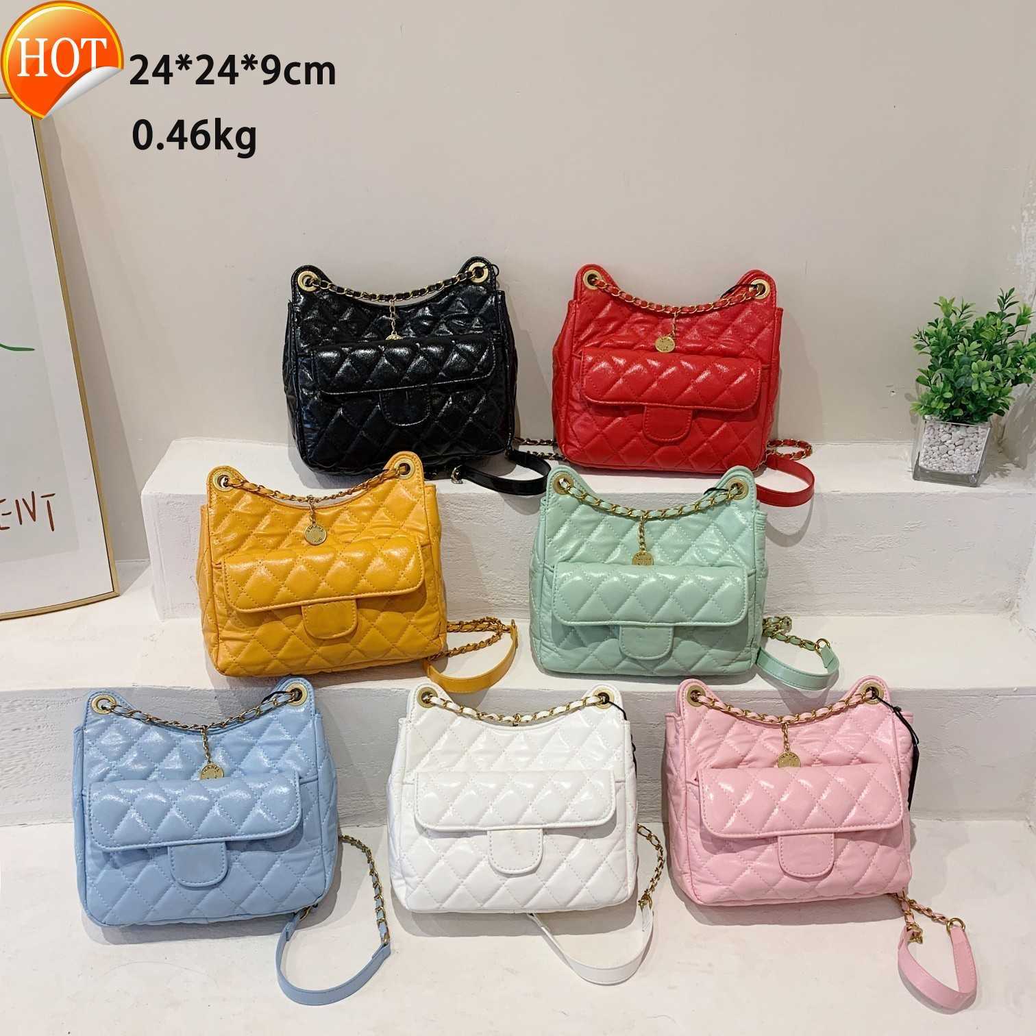 

Women's Luxury Designer Single Shoulder Bags 23 New Fashion Texture Ringer Cross Body Bag Multifunctional Portable Tote Bags Gift Box Packaging Factory Direct Sales