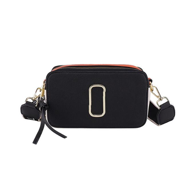 

RETAIL Designer Women Bags New 2022 Contrast Color Small Square Bag Trend Letter Single Shoulder Messenger Bag W002, Blue