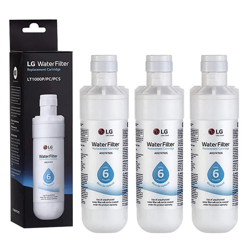 

LG LT1000P Replacement Refrigerator Water Filter NSF42 NSF53 and NSF401 ADQ74793501 ADQ75795105 or AGF80300704 -3 Pack
