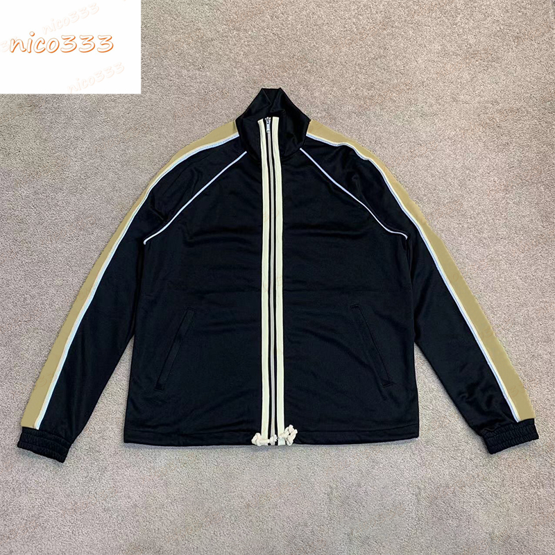 

22ss New tracksuits reflective side letters stitching stand collar classic print versatile street men women with the same paragraph autumn winter