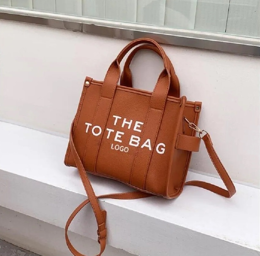 

Tote Bag The Lady Luxury Designer Mini Large capacity plain marc leather Shoulder Handbags Crossbody With strap Handbag totes bags jacobs, 19-black