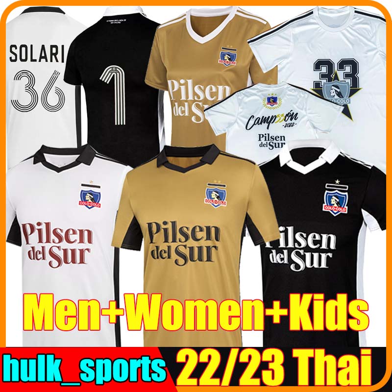 

22/23 Colo Colo Soccer Jerseys 33 champion T-shirt SANTOS BOLADOS ARRIAGADA ZALDIVIA GIL FUENTES COSTA 2022 2023 Home Away 3rd men women kids kit Football Shirts, Sipeiqiya 21-22 home