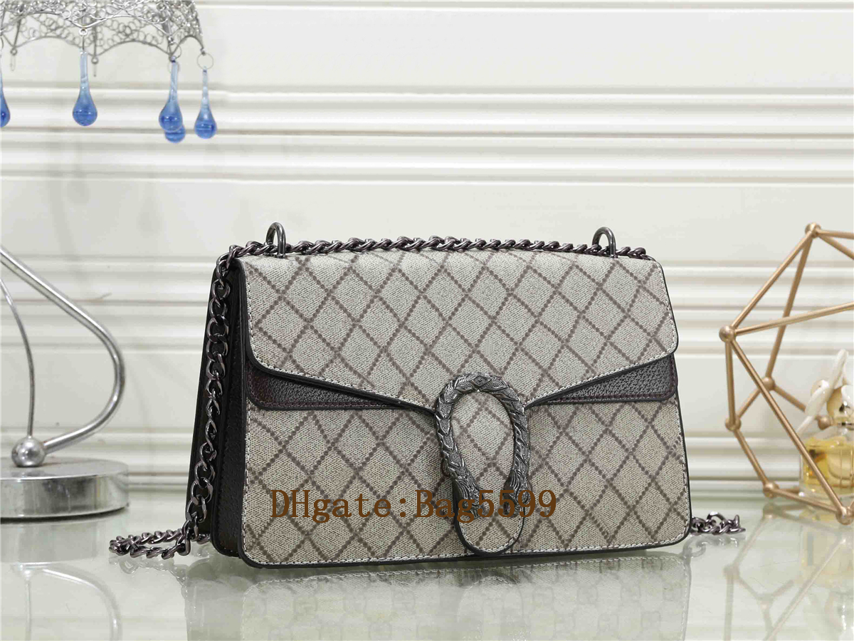 

Women Totes Fashion Famous Bag Cross Body Messenger New Handbag Shoulder Lady Chain Clutch Wallet Genuine Leather Purse, Dustproof bag