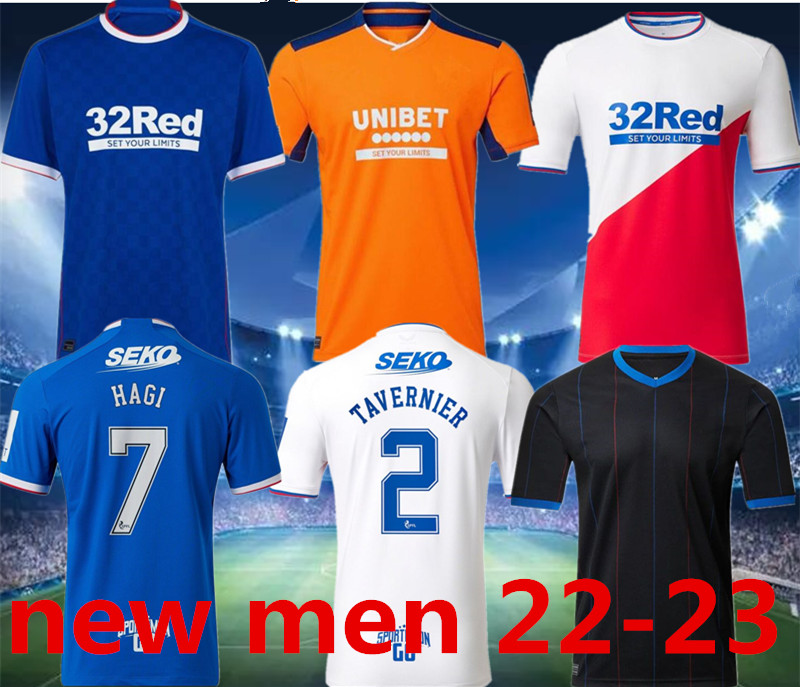 

22 23 Rangers Soccer Jerseys Glasgow COLAK ROOFE LUNDSTRAM HAGI BARKER MORELOS TAVERNIER KENT 2022 2023 TILLMAN FASHION JR Football Shirt Mens Jersey kids kit, Red