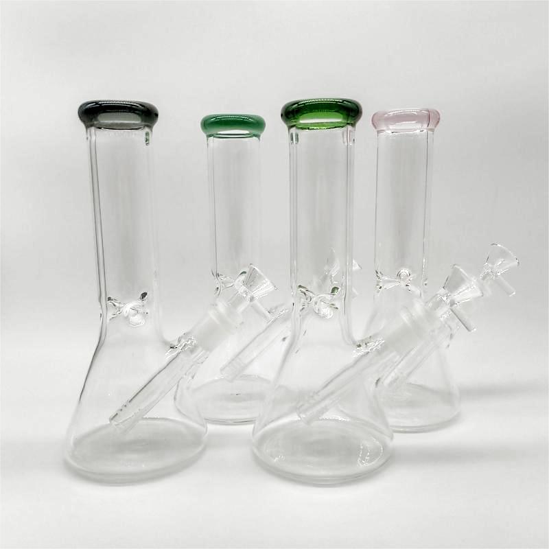 

DPGWP029 8 inch colored lip glass beaker with downstem and 14mm funnel bowl