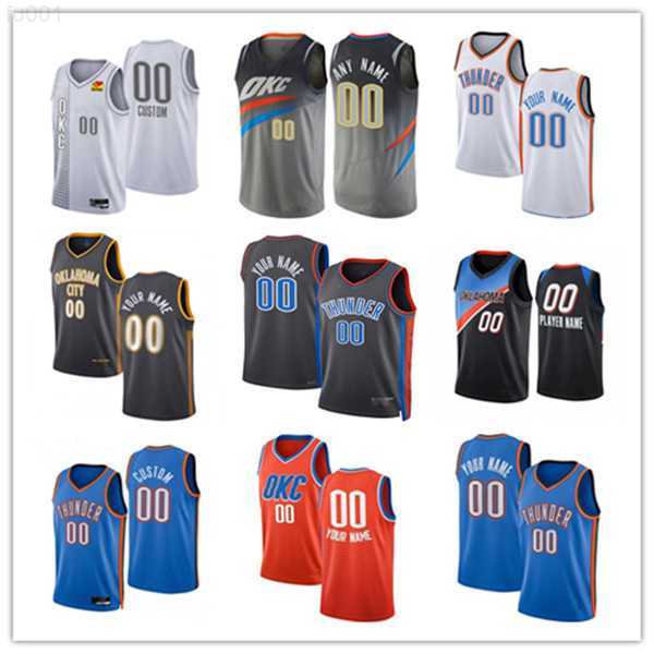 

Men Women Youth Oklahoma''City Thunder''Custom 2 Shai Gilgeous-Alexander 5 Luguentz Dort 3 Josh Giddey 23 Tre Mann 7 Chet Holmgren Basketball Jersey, Colour