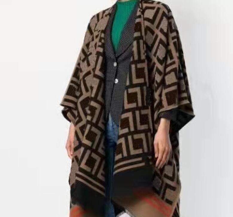 

cashmere scarf European and American new high-end open-cut women autumn/winter scarf cape scarfs shawls AAA2088