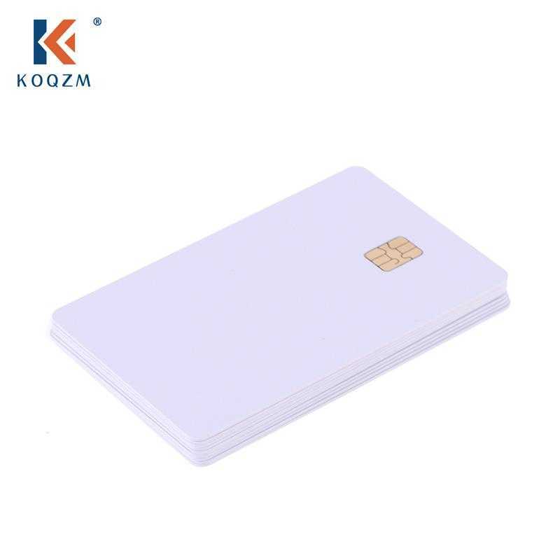 

10PCS Smart IC Cards SLE 4442 Chip Blank PVC ISO7816Other electronic components
