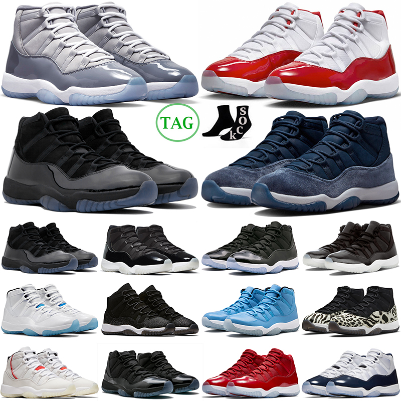 

Cherry OG 11 Jumpman 11s lows basketball shoes Midnight Navy Cool Grey Cap and Gown Pantone Concord Gamma Blue mens trainers womens outdoor, Platinum tint