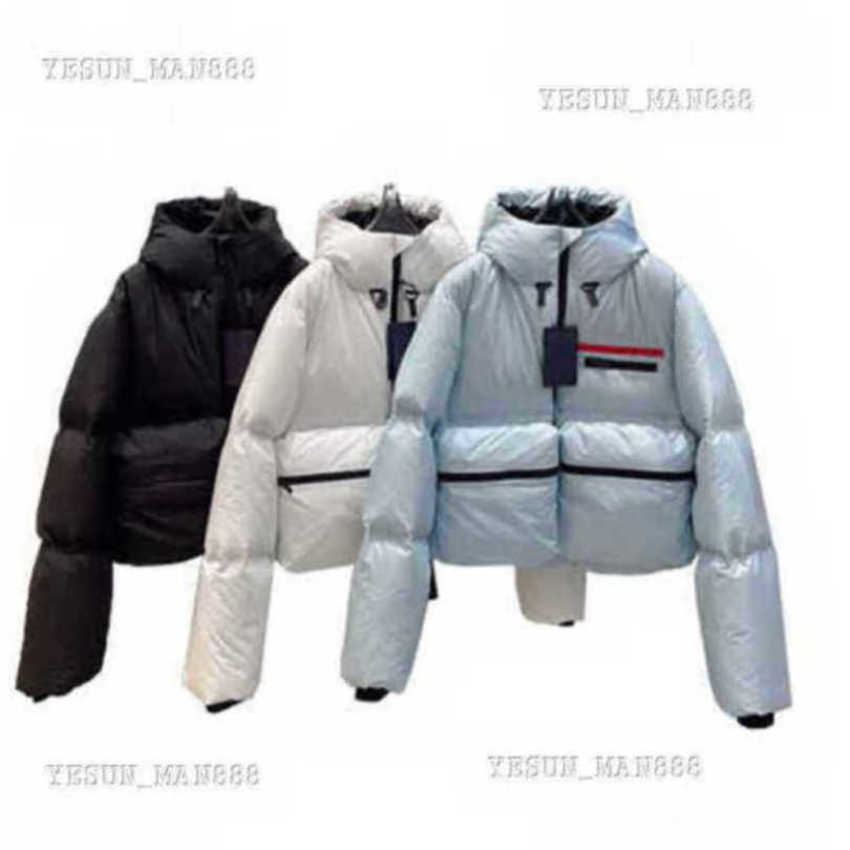 

Parkas Men' Womens Designer Prads Down Jacket Autumn And Winter Three Dimensional Large Pocket Puffer Jackets Coat Outerwear Warm 2023