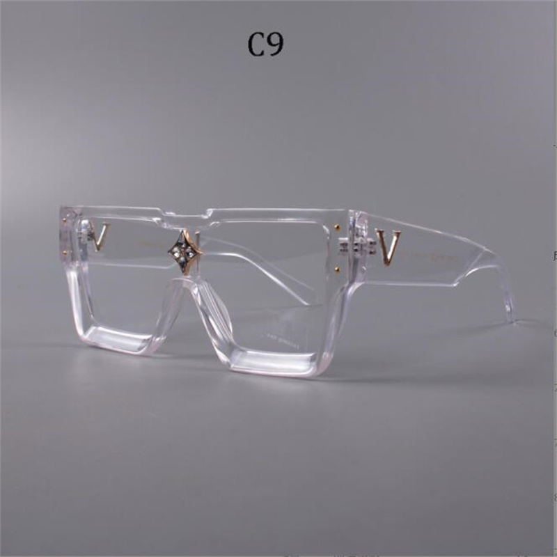 

European and American sunglasses fashionable donkey sunglasses diamond inlaid large frame glasses men