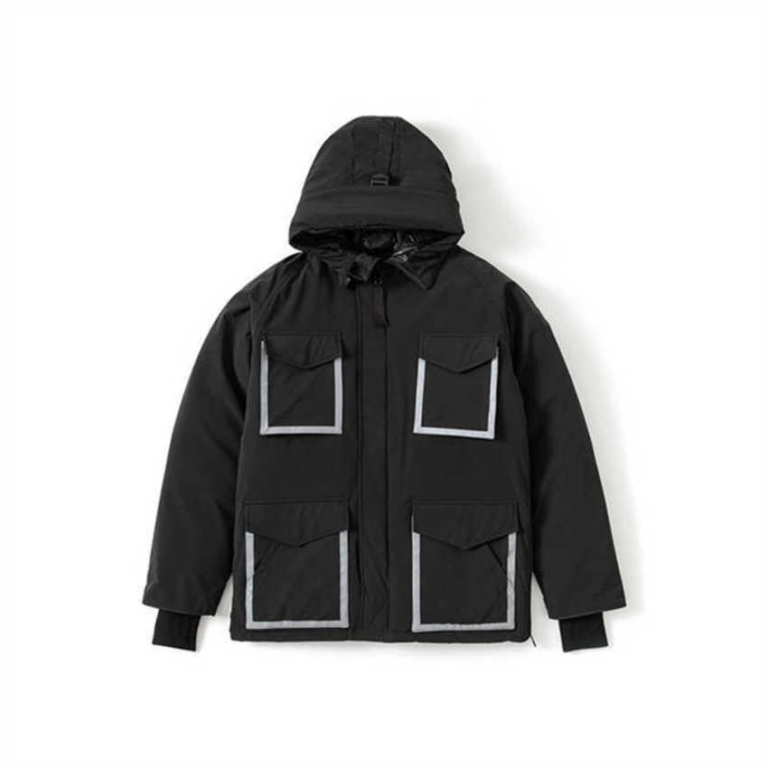 

Designer luxury Mens Down Jacket North Winter Hooded Coat Canada OVO Co-branding Thicken Warm Jackets Men Clothing Reflective letters XS-XXL
