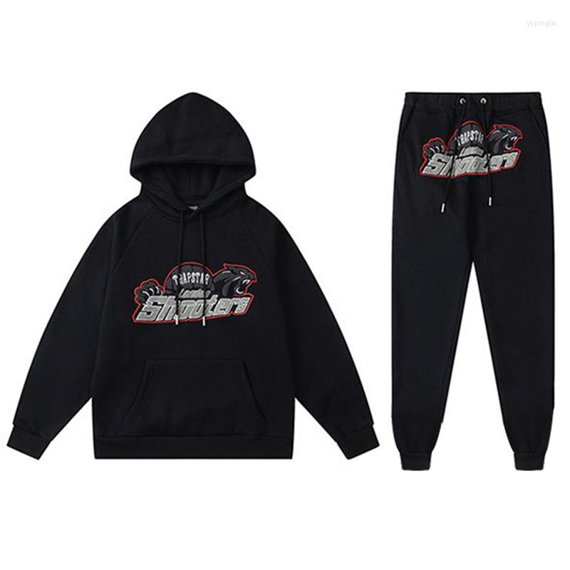 

Men' Tracksuits Men Clothing Tracksuit Set Trap Star Shooter Sportswear Hoodie Trousers 2 Piece Suit Fashion Hip Hop Streetwear Brand