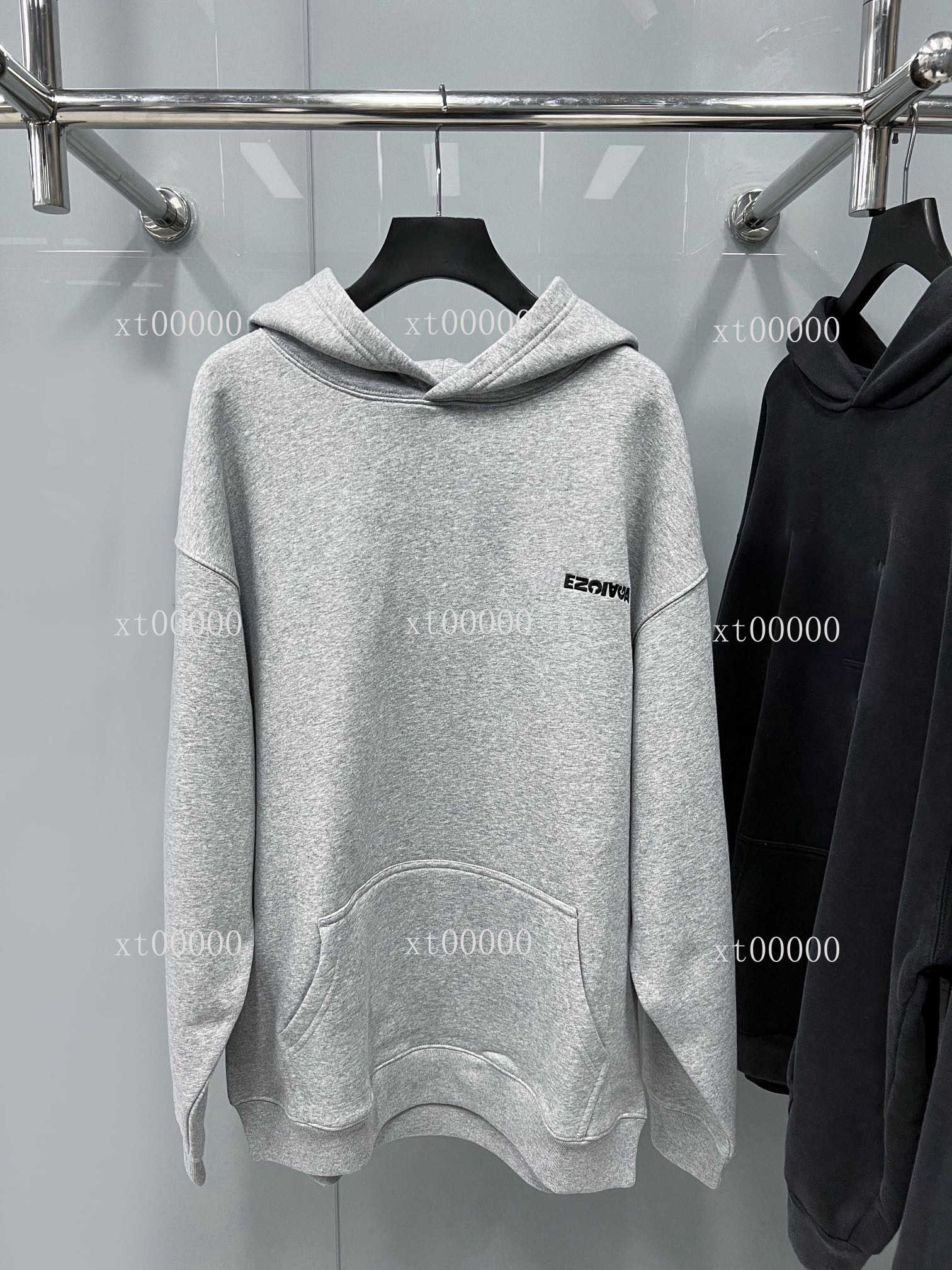 

Mens Designer Sweaters Hoodies Famous Hip Hop Men Women Hoodie High Quality Street Cotton Loose Fit Sleeve Sweatshirt Womens Casual Round Neck Long Sweater 25-14, Black