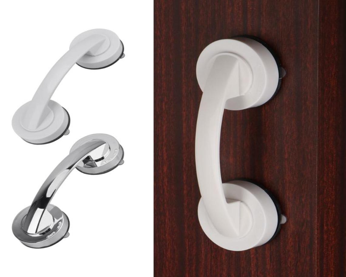 

No Drilling Shower Handle With Suction Cup Antislip HandrailOffers Safe Grip For Safety Grab In Bathroom Bathtub Glass Door Handl4242484