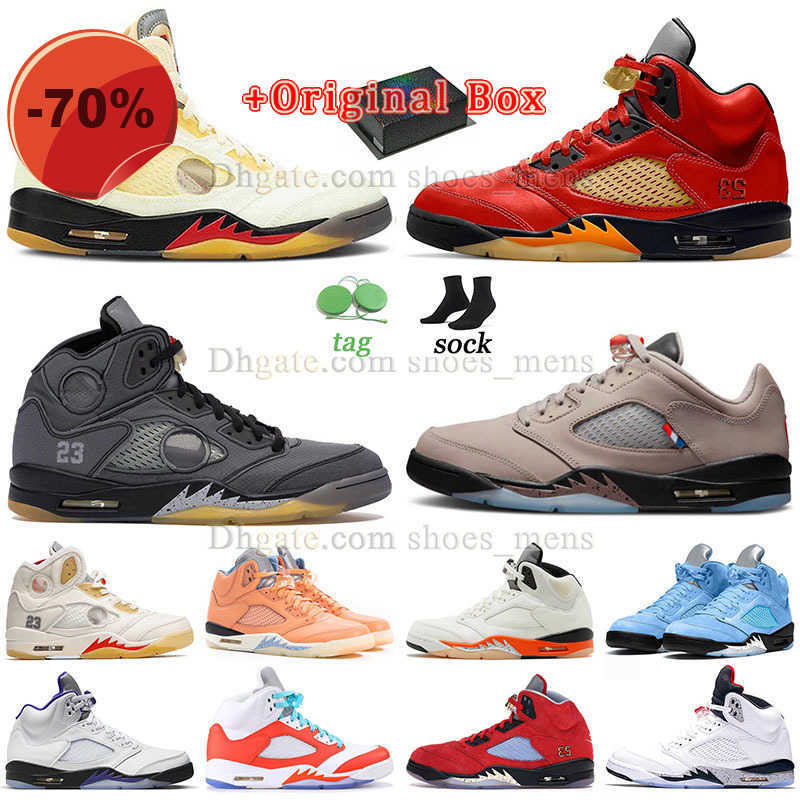 

5s OG High Basketball Shoes Jumpman 5 Designer Wholesale We the Best Black Musilin Mars For Her Oreo PSGS Pumice Cement Outdoor Sport US12, A30 40-47