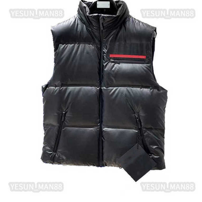 

Designer Luxury PRADs Classic Jackets Down Mens Women Winter Stand Collar Sleeveless Vest Coats Outdoor Warm Casual Puffer Jacket 2023