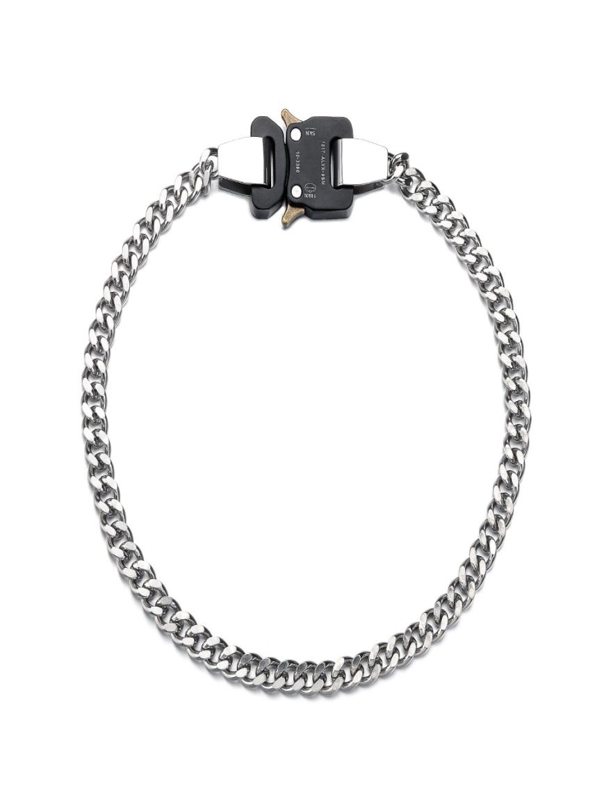 

Chains ALYX CUBIX CHAIN NECKLACE Men Women Classic 1017 9SM Necklaces Signature Metal Buckle Stainless Steel Colorfast2625397