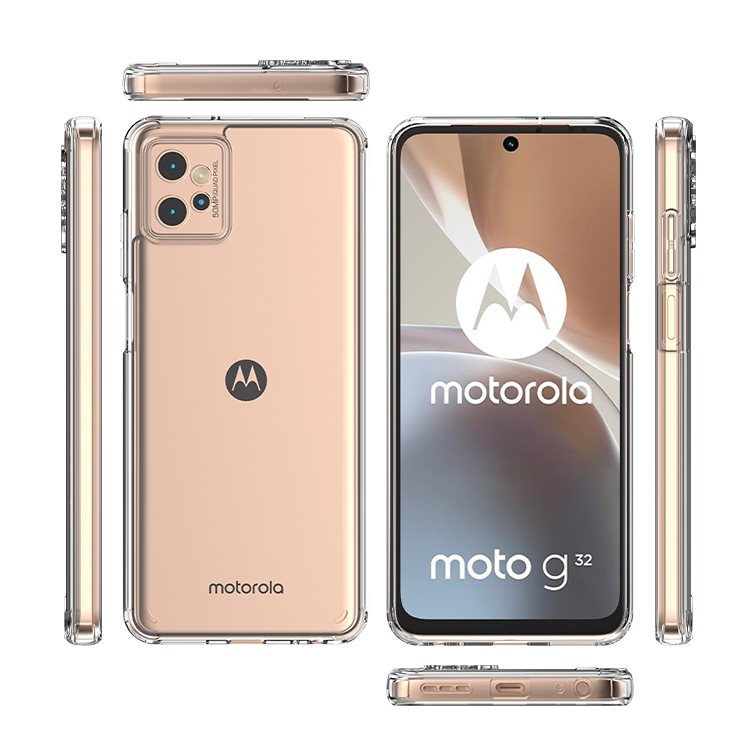 

Phone Cases For Motorola MOTO G62 5G G32 4G G42 E32 G52 G82 G71S G51 Transparent Clear E20 E30 E40 G31 G41 G22 E7 POWER E7I POWER E6I E6S G100 Edge S 1.5MM tpu Acrylic C