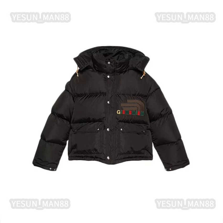 

Men's Down Parkas Mens Designer Cuccis Down Jacket Autumn And Winter Women Detachable Hooded Puffer Jackets Coat Warm Thickened Parkas