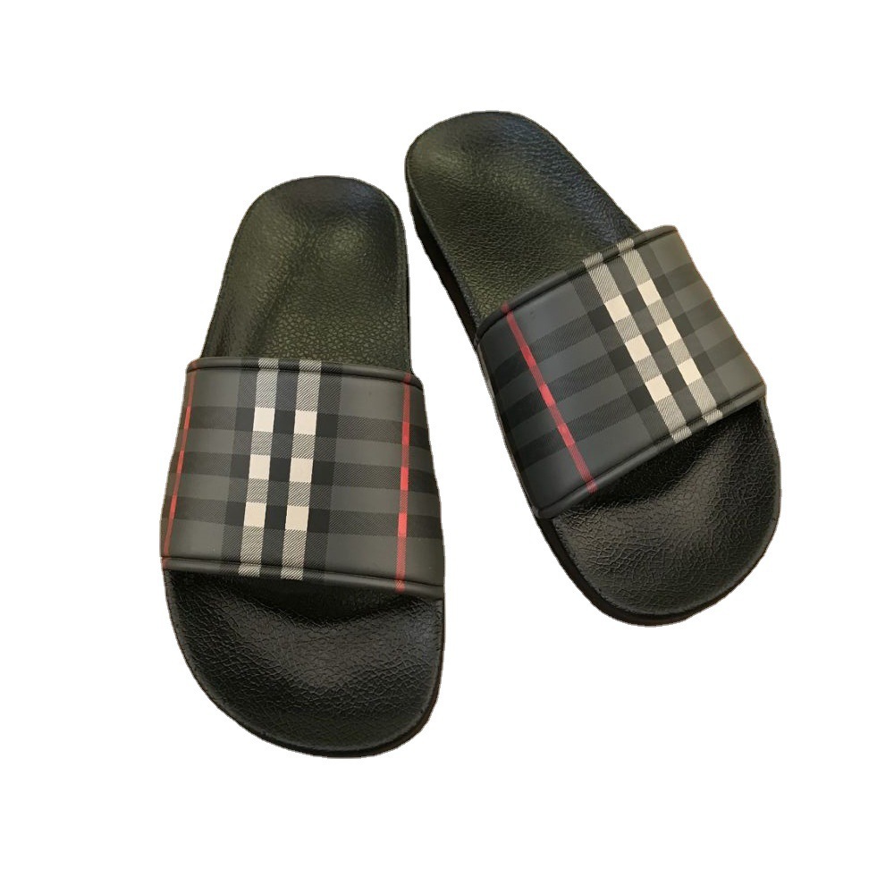 

Top Men women sandals Shoes Slide Summer Fashion Wide Flat Slippery Sandals Slipper Flip Flop, Aspic
