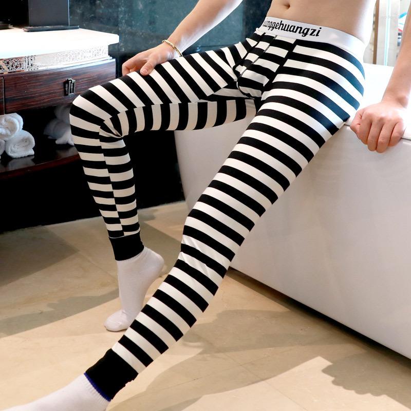 

Men's Thermal Underwear Trend Autumn Pants Mens Leggings Cotton Warm Line Thin Panties Men Thermals