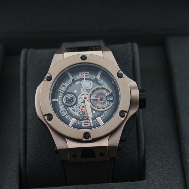 Men's automatic mechanical watch fashion multi-functional large dial tape glow-in-the-dark waterproof sports watches-image-827730114