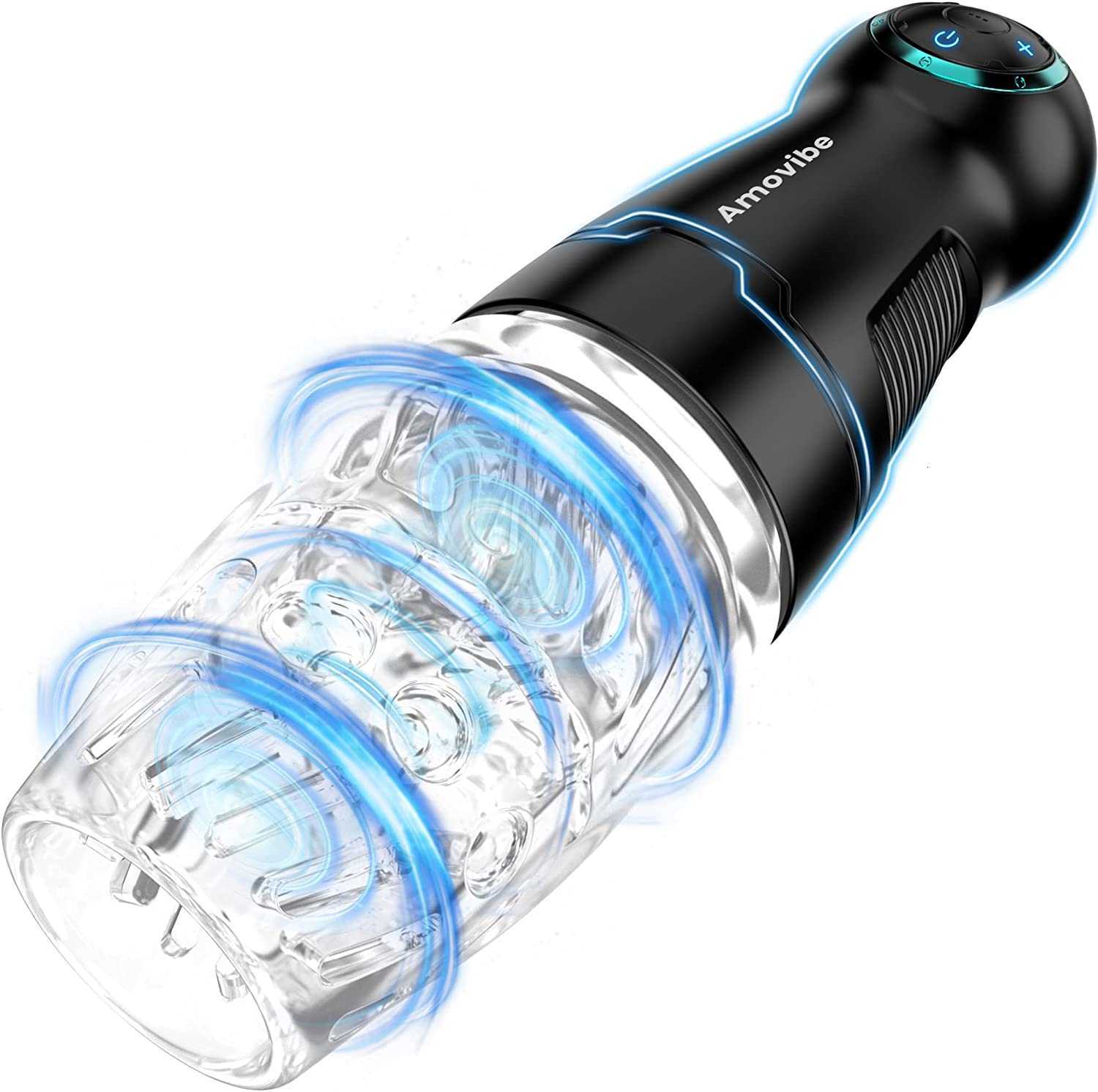 Sex Toy Male Masturbator Automatic AMOVIBE Masturbators Cup with 4 Rotation 3 Speed Modes Toys for Men/Adult 50dB Bass C5FP