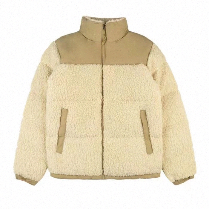 Designer col montant Mens veste Polaire Survêtement Épaissie Agneau Fermetures À Glissière doudoune Manteau Hommes Vestes Chaudes