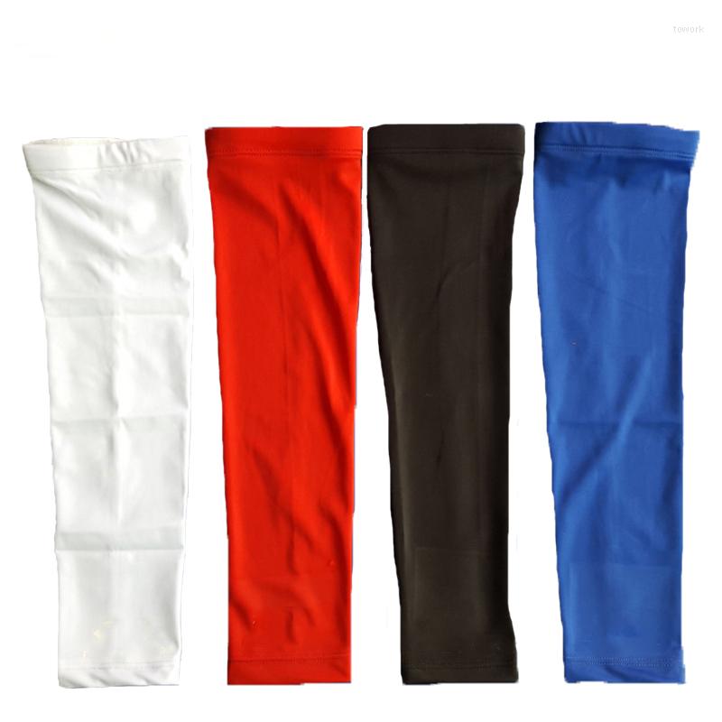 

Knee Pads 1 PC Elastic Gym Sports Arm Sleeve Shooting Elbow Support Breathable Protector Guard Sport Safety Brand, White