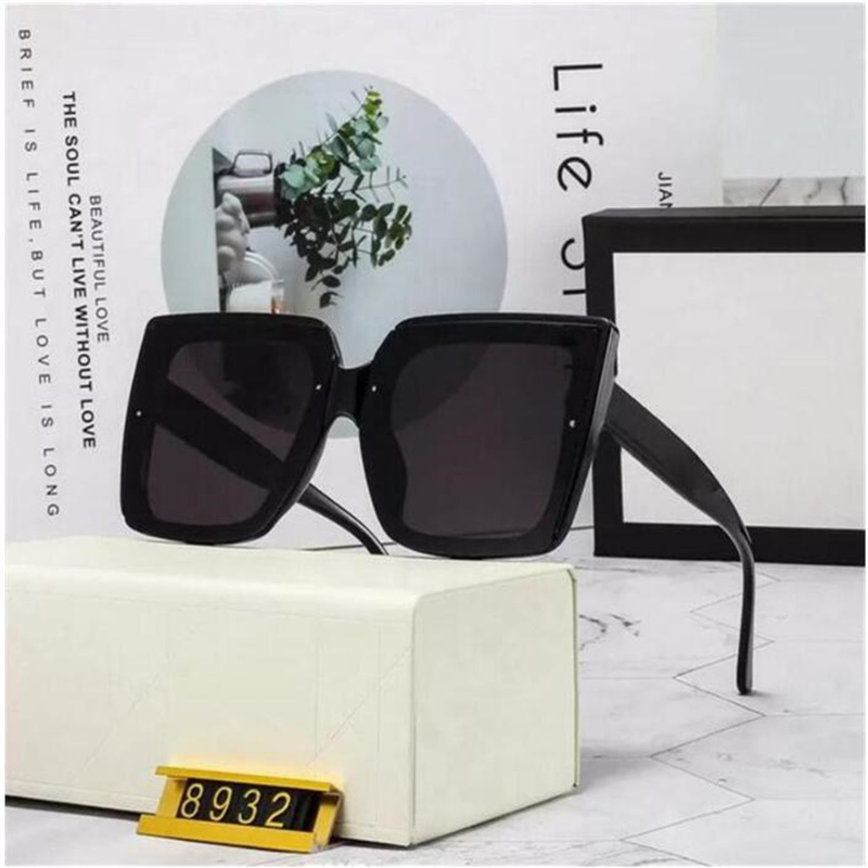 

New Fashion Sunglasses with Large Frame Women's Sunglasses Driving Street Shooting Concave Shape