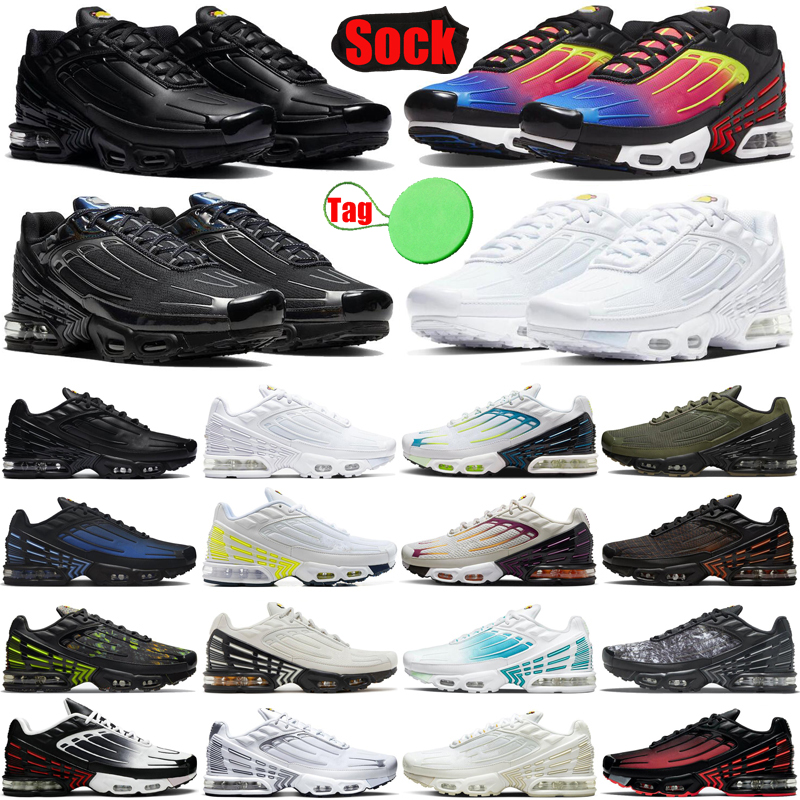 

Shoes Running Tn Plus Tuned 3 Tns Tnplus Men Tn3 Triple White Black Leather Unity Light Bone Sneakers Runners, #41