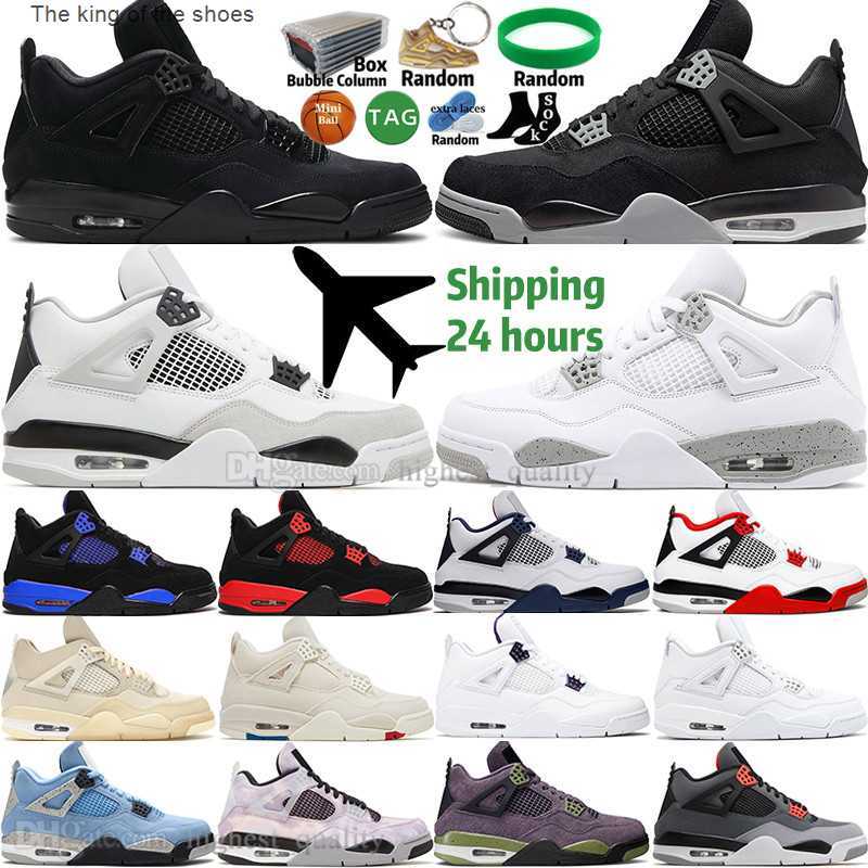 

WITH BOX designer Sail Military Black Cat Oreo 4 4s Mens Basketball Shoes University Blue Thunder Fire Red Blank Canvas Zen Master Purple Metallic Infrared