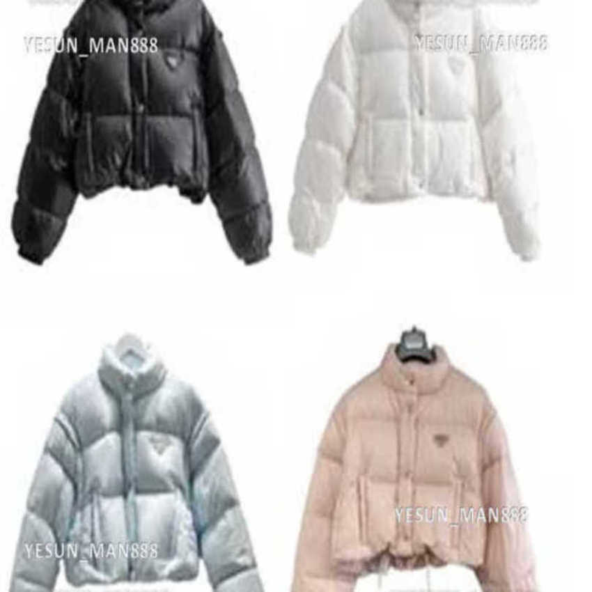 

Men' Women' Parkas Womens Designer Prads Down Jacket Autumn And Winter Sleeves Disassembled Puffer Jackets Coat Outerwear Causal Warm 2023
