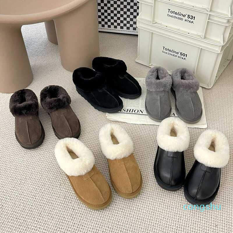

Snow boots winter new one foot thick soled high indoor warm cotton shoes12, Gray