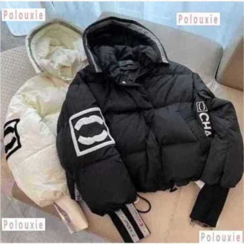 

Men' Parkas Womans Designer Channel Down Jacket Autumn And Winter Women Puffer Jackets Coat Embroidery C Lapel Hooded 2023