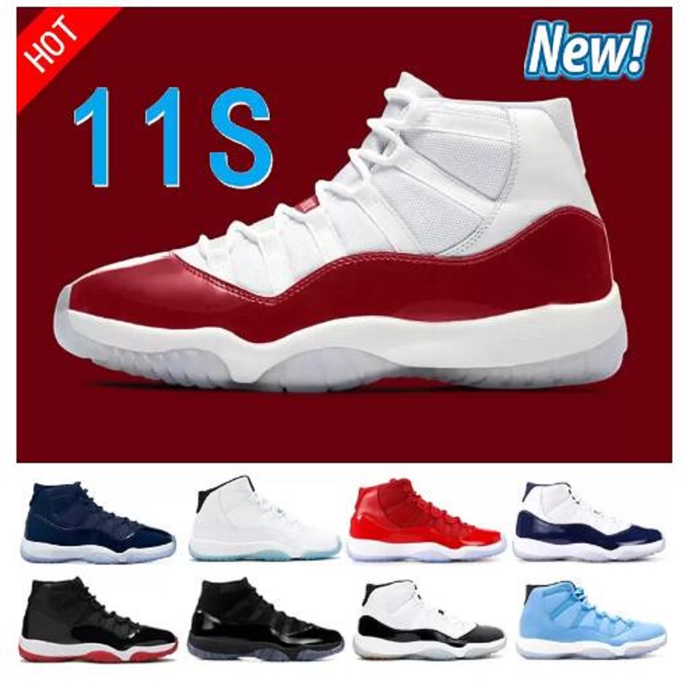 

XI 11 11s Men Women Basketball Shoes Cherry Red Pure Violet Cool Grey Bred 25TH Anniversary 72-10 Concord Pantone Gamma Sports Legend Blue, # 41